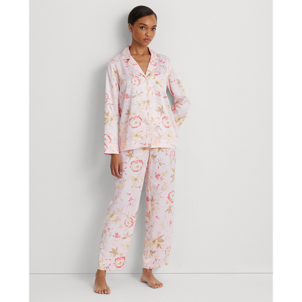 Floral Satin Sleep Set
