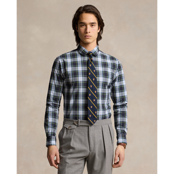 Custom Fit Plaid Poplin Shirt Polo Ralph Lauren 1