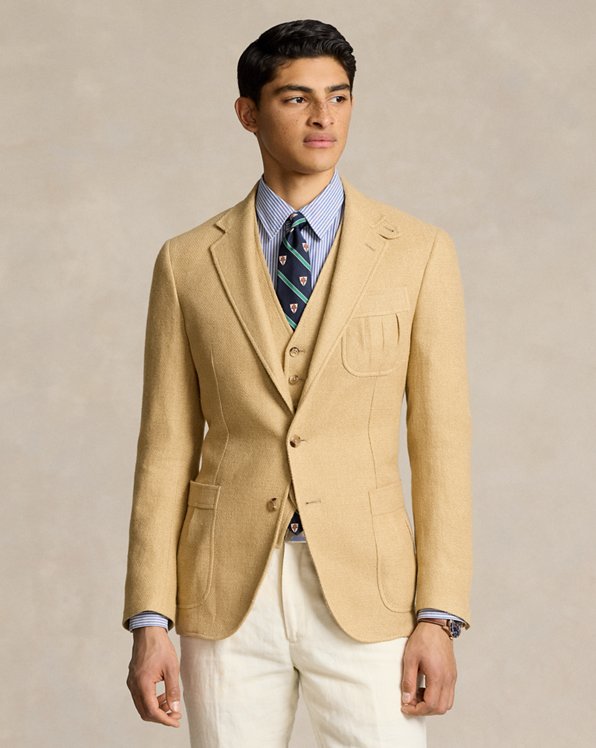 Polo Soft Tailored Linen-Blend Jacket