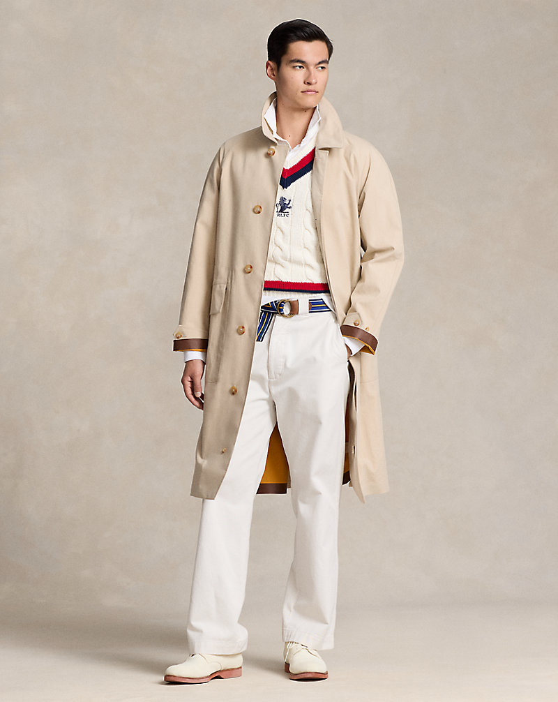 Bonded Cotton Belted Topcoat Polo Ralph Lauren 1