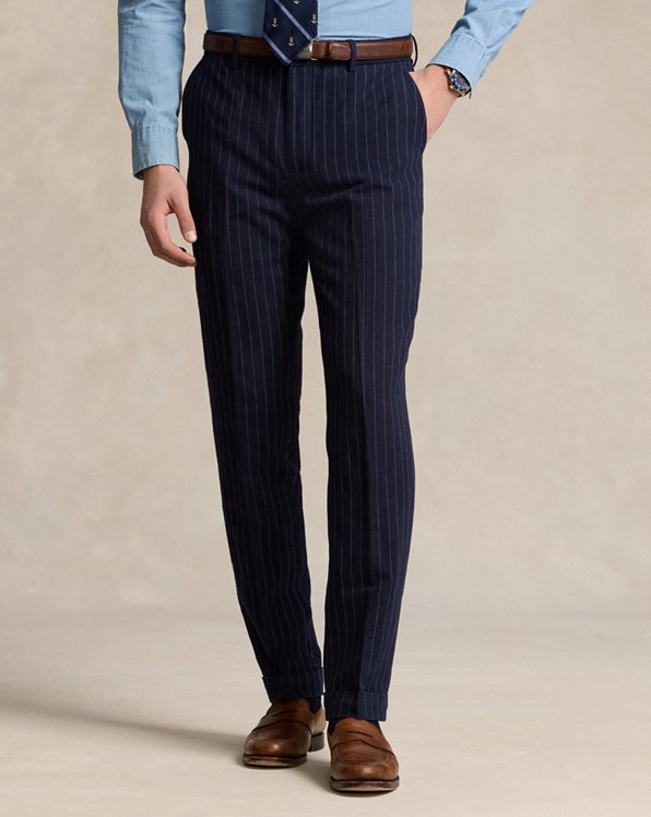 Pinstripe Twill Suit Trouser