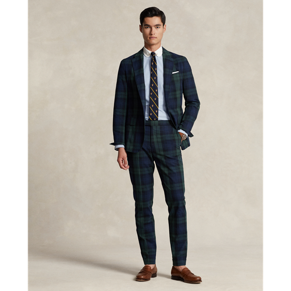 Plaid Seersucker Suit Trouser for Men Ralph Lauren UK