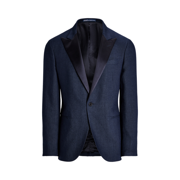 Polo Tailored Linen Tuxedo Jacket for Men | Ralph Lauren® UK