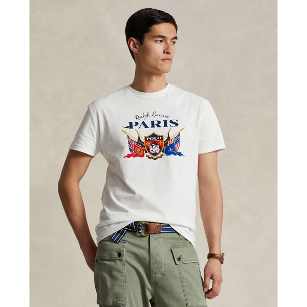 Classic Fit Jersey Graphic T-Shirt Polo Ralph Lauren 1