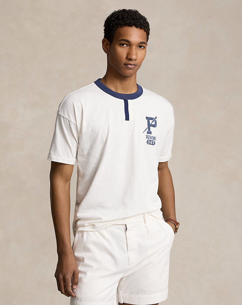 Vintage Fit Jersey Graphic T-Shirt Polo Ralph Lauren 1