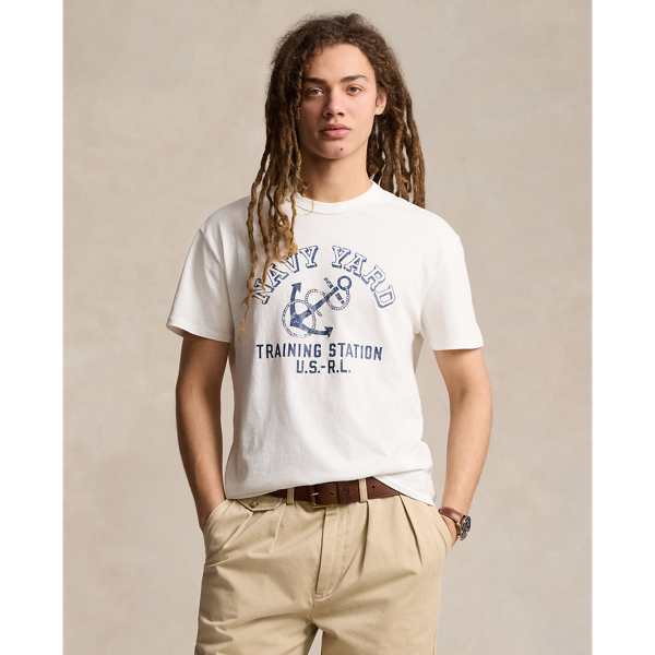 Classic Fit Jersey Graphic T-Shirt Polo Ralph Lauren 1