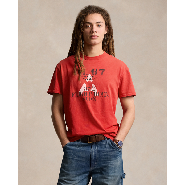 Classic Fit Jersey Graphic T-Shirt Polo Ralph Lauren 1