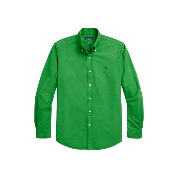 Garment dyed oxford shirt ralph lauren deals