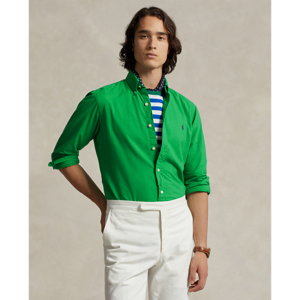 Khaki green ralph lauren shirt hotsell