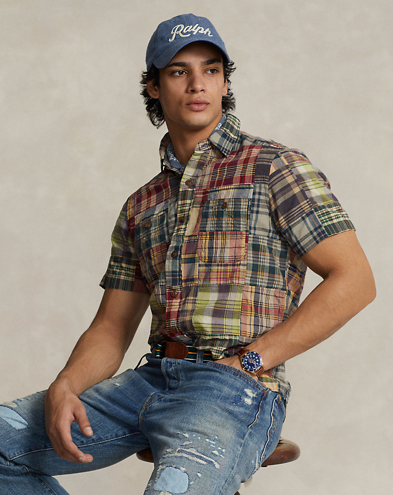 Chemise workwear Classic Fit patchwork Polo Ralph Lauren 1