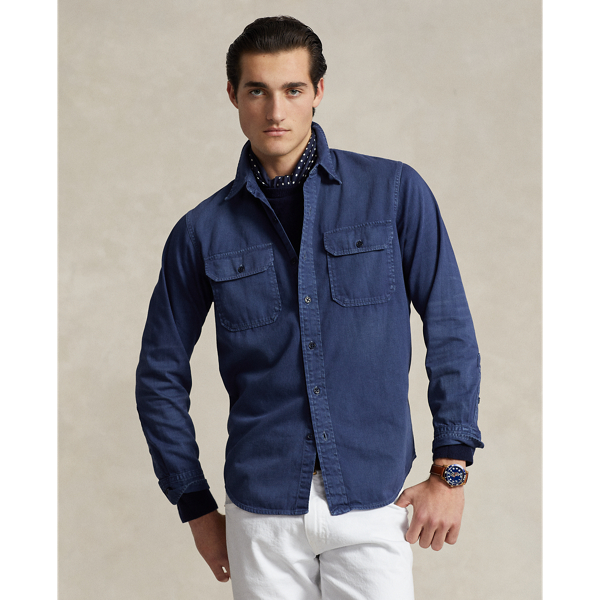 Classic Fit Denim Workshirt