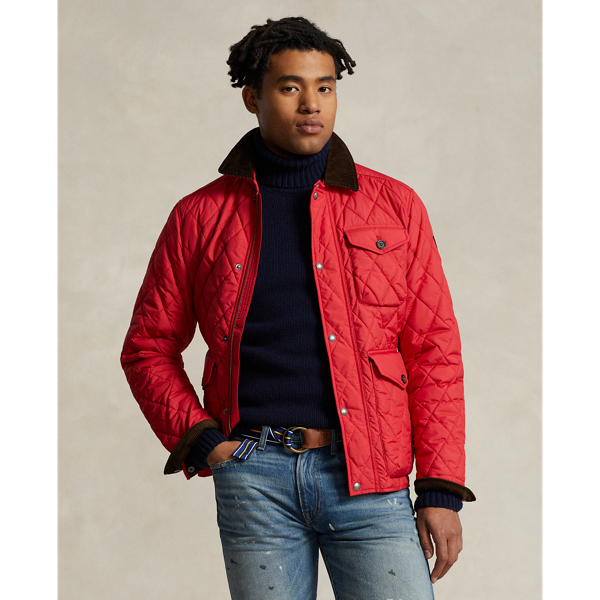 Polo deals windbreaker red