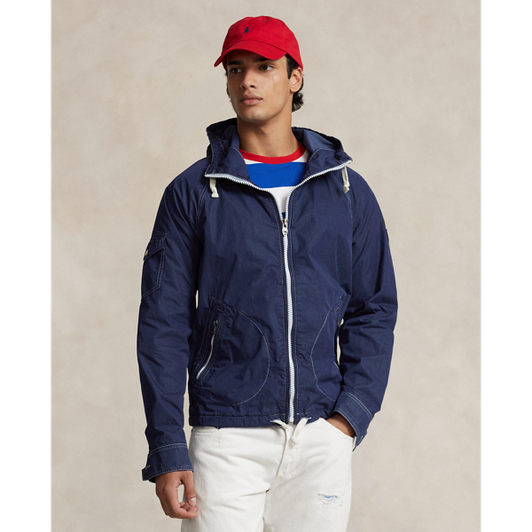 Garment-Dyed Twill Hooded Jacket Polo Ralph Lauren 1