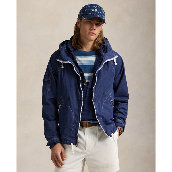 Garment-Dyed Twill Hooded Jacket Polo Ralph Lauren 1