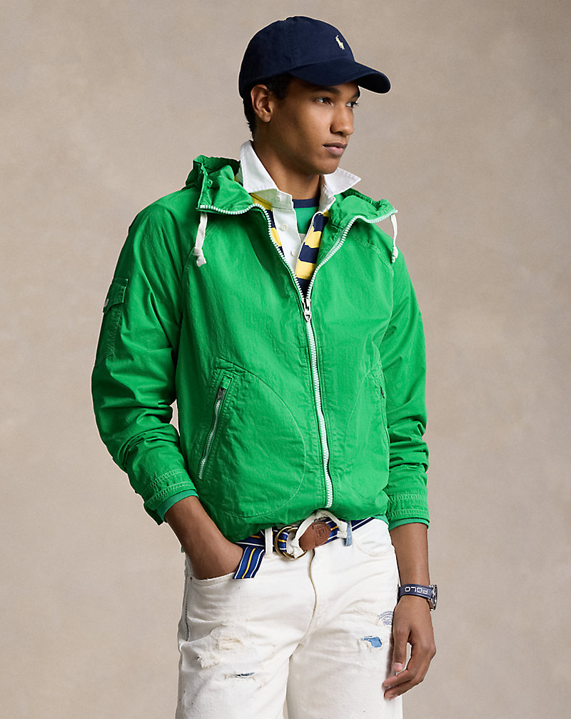Garment-Dyed Twill Hooded Jacket Polo Ralph Lauren 1