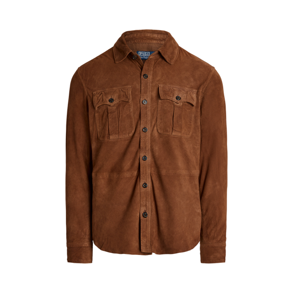 Suede utility best sale jacket