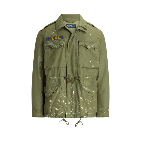 PaintSplatter Twill Field Jacket Ralph Lauren® Australia