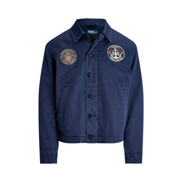 Polo ralph lauren embroidered deck jacket on sale