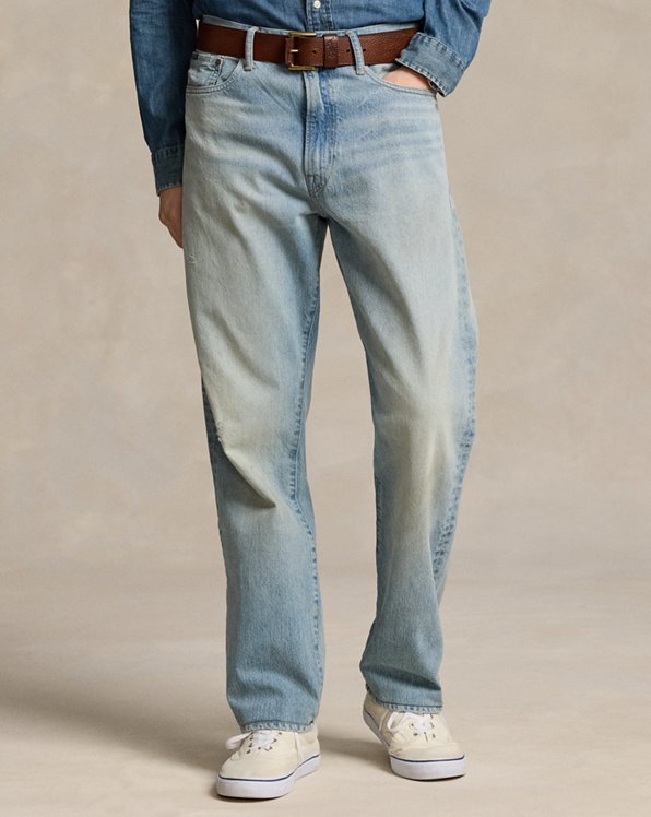Heritage Straight Fit Distressed Jean