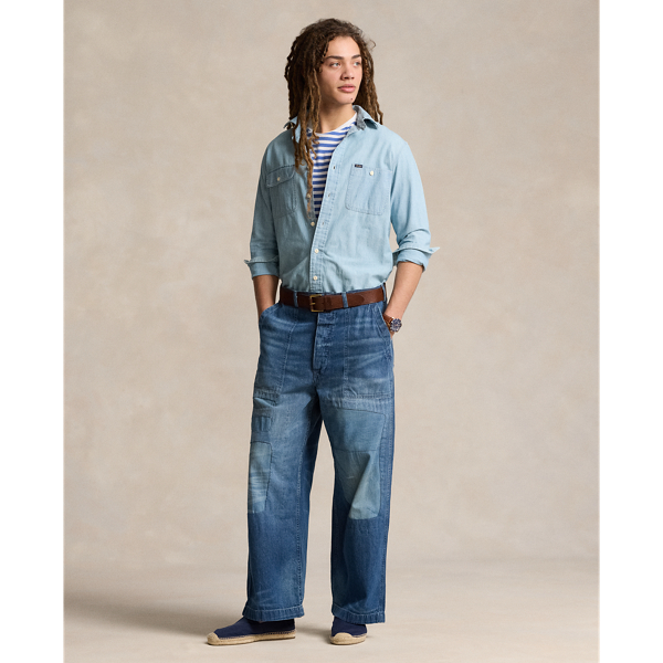 Relaxed Fit Distressed Jean Ralph Lauren Australia