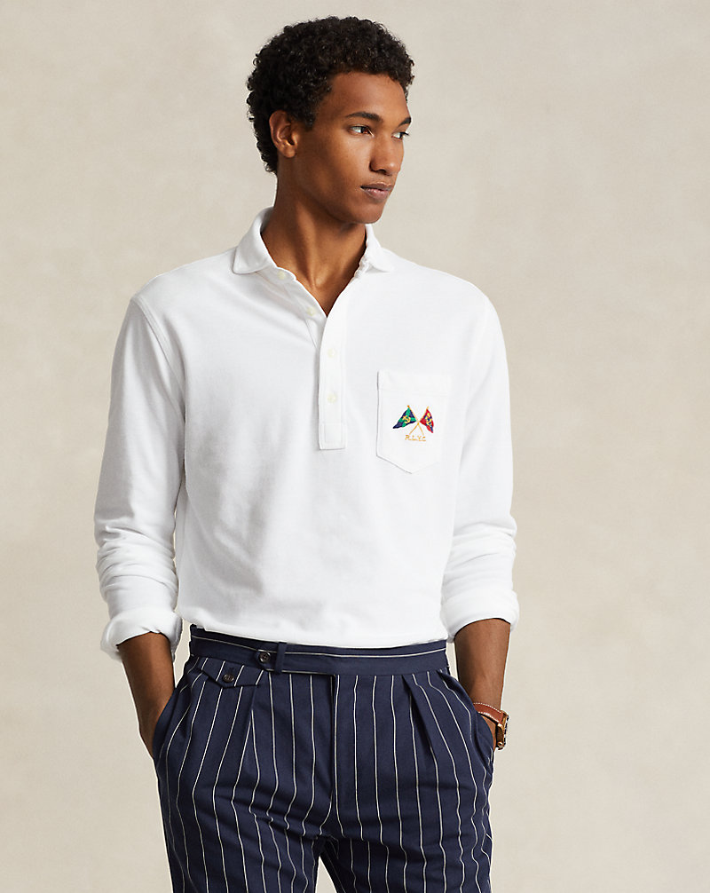 Standard Fit Nautical Mesh Polo Shirt Polo Ralph Lauren 1