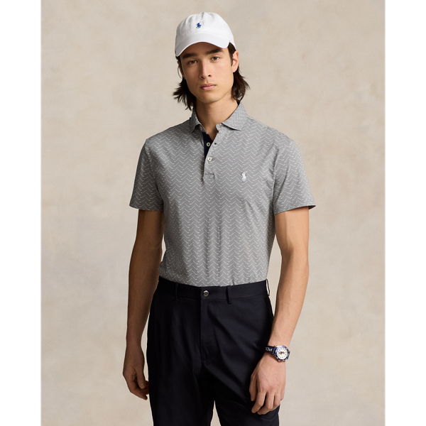 Tailored Fit Club-Herringbone Polo Shirt RLX Golf 1