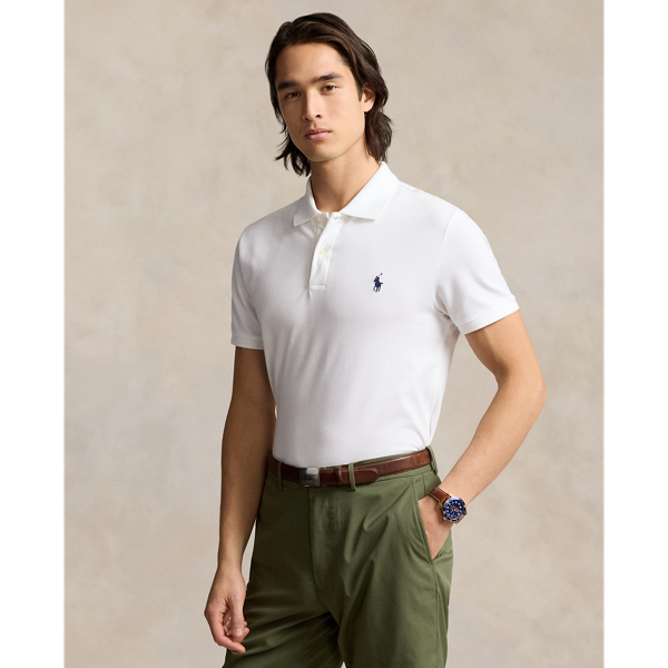 Getailleerd performance mesh Polo-shirt