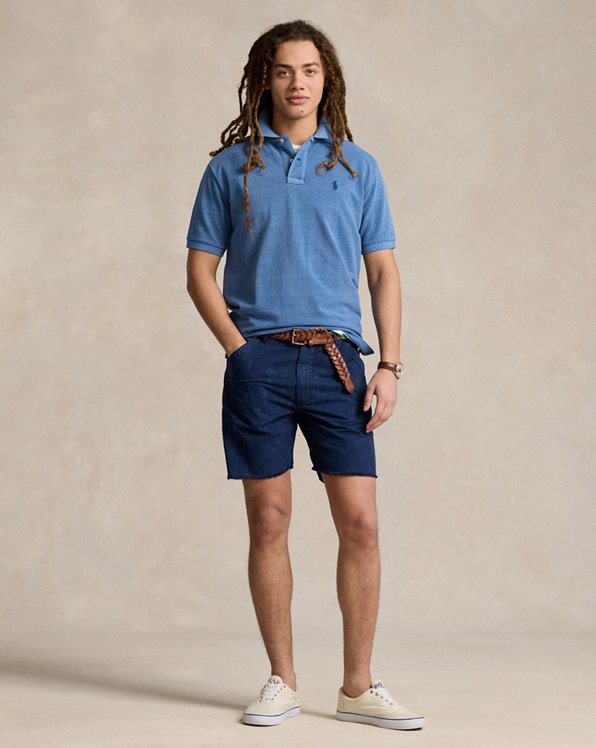 Dungaree-Fit Shorts aus Twill