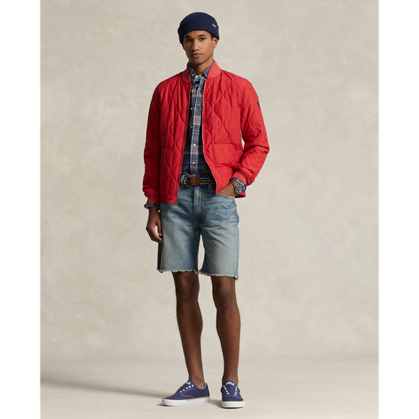Mens polo deals jean shorts