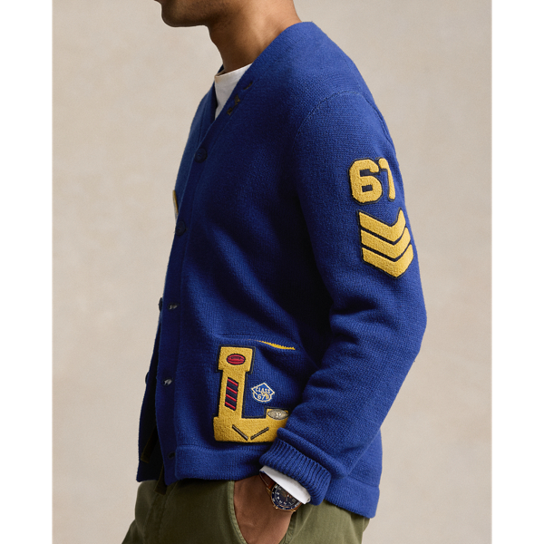 Polo ralph lauren deals varsity cardigan