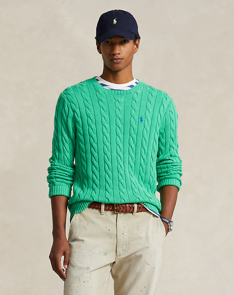 Cable-Knit Cotton Sweater Polo Ralph Lauren 1