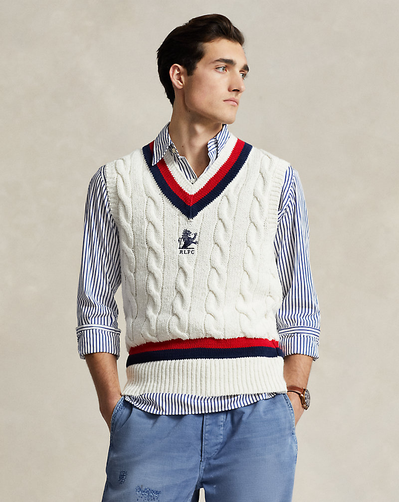 Cotton Cricket Sweater Vest Polo Ralph Lauren 1