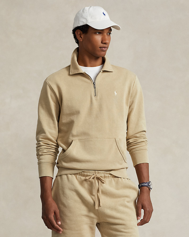 Loopback Fleece Quarter-Zip Sweatshirt Polo Ralph Lauren 1