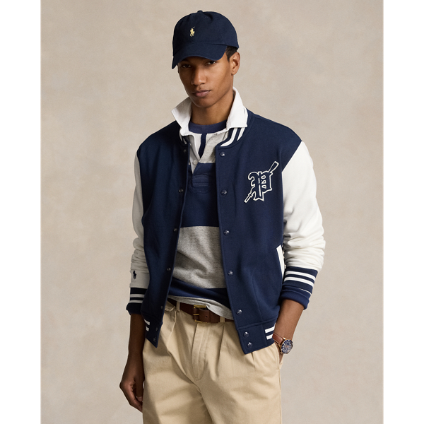 Fleece Baseball Jacket Polo Ralph Lauren 1