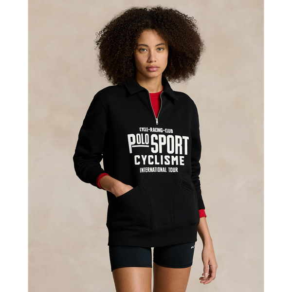 Polo Sport Graphic Collared Sweatshirt