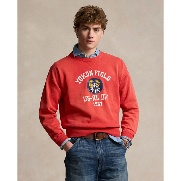 Vintage-Fit Fleece-Sweatshirt mit Grafik Polo Ralph Lauren 1