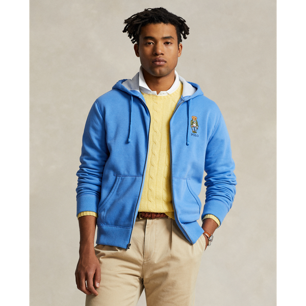 Polo Bear Fleece Full-Zip Hoodie