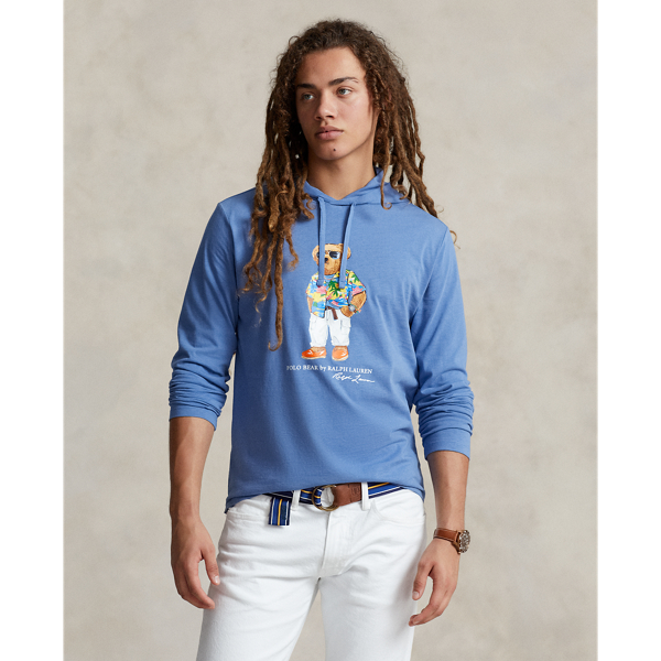 Polo Bear Jersey Hooded T-Shirt