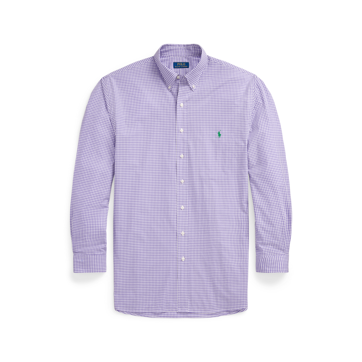 Gingham Stretch Poplin Shirt