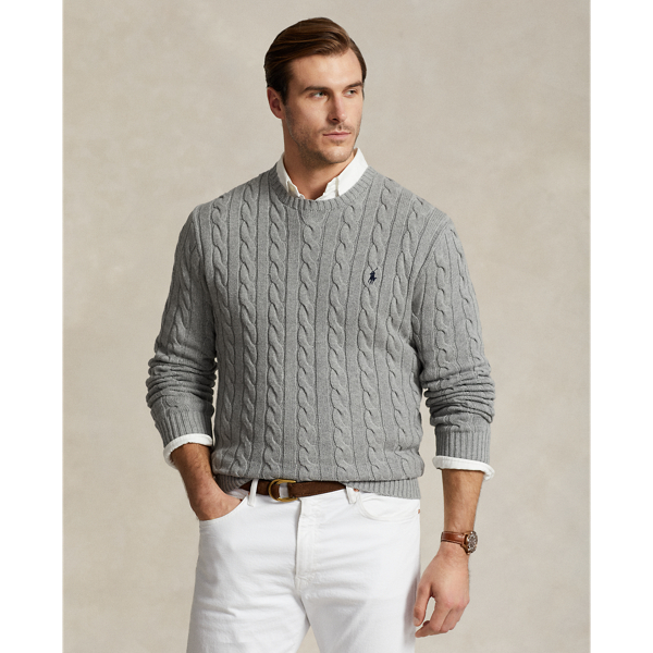 Cable-Knit Cotton Jumper