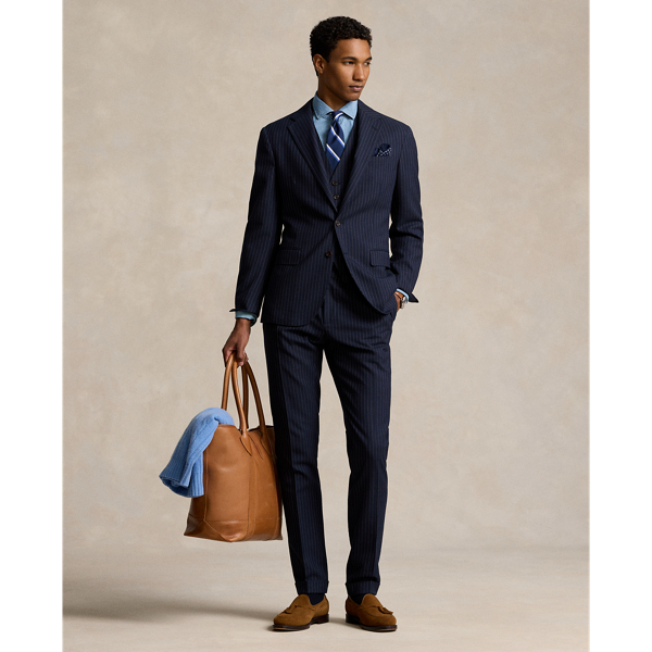 Polo Soft Tailored Striped 3-Piece Suit