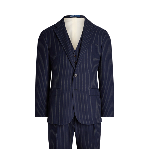 Polo Soft Tailored Striped 3-Piece Suit for Men | Ralph Lauren® UK