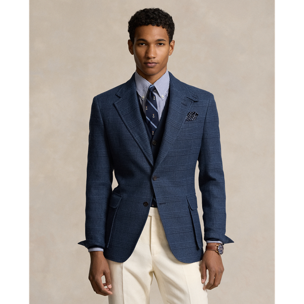 The RL67 Glen Plaid Linen-Wool Jacket Polo Ralph Lauren 1