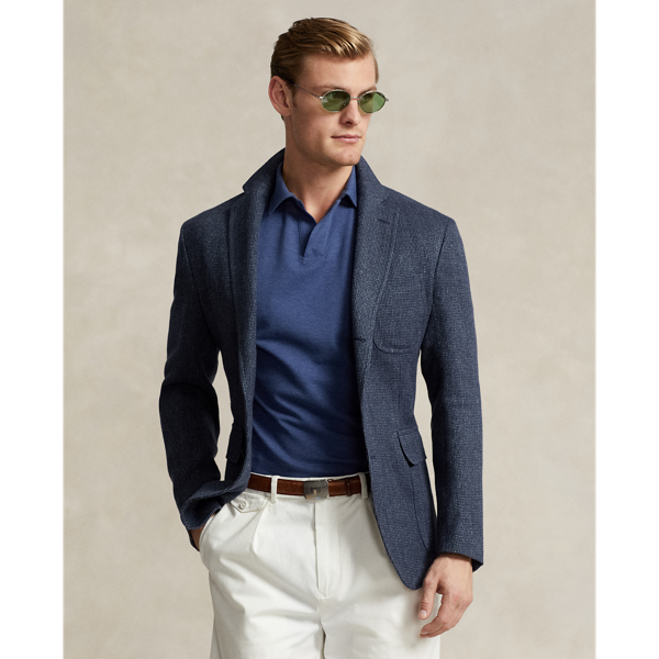 Polo Soft tailored linnen-wollen colbert
