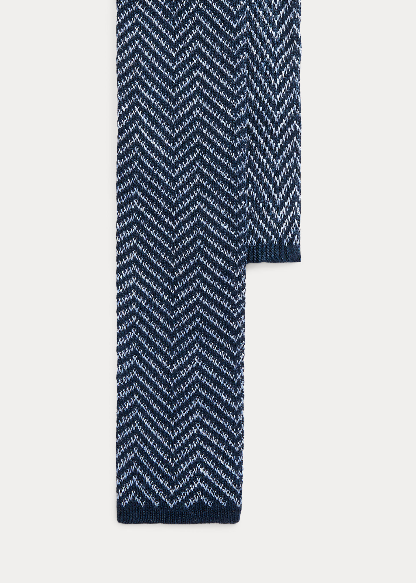 Herringbone-Knit Linen Tie