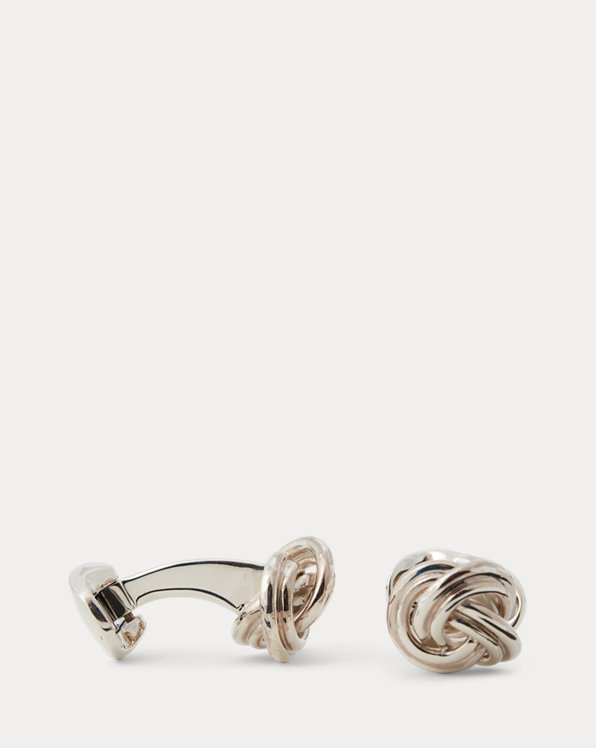 Knoten-Manschettenknöpfe aus Silber