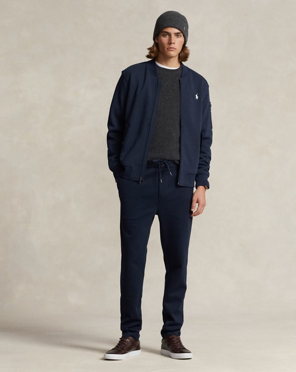 Tapered Double-Knit Trouser