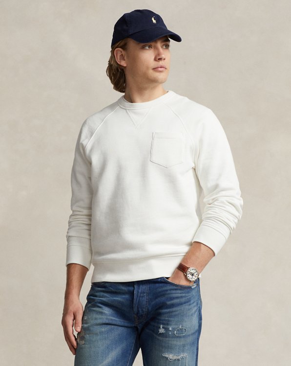 Garment-Dyed Fleece Sweatshirt