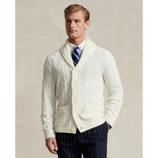 Cardigan en cachemire torsadé pour homme | Ralph Lauren® FR