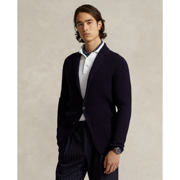 Wool-Blend Blazer Cardigan Polo Ralph Lauren 1